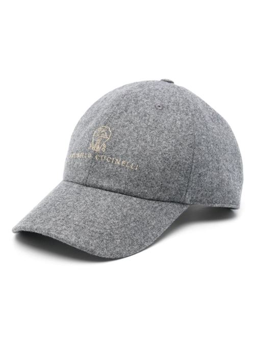 Cappello con logo BRUNELLO CUCINELLI | M038P9850CGQ69